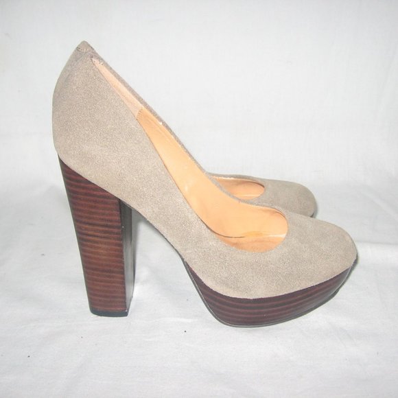 Steve Madden PDESII Suede Leather High Heel Shoes6 - Picture 1 of 7